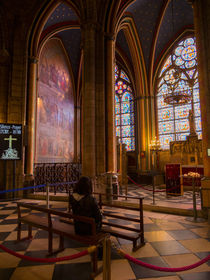 Notre Dame Cathedral Chapel, Paris by Louise Heusinkveld