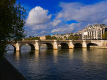Pont Neuf, Seine River, Paris by Louise Heusinkveld