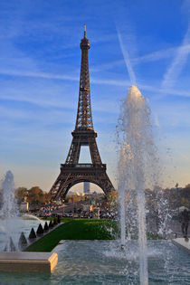 The Eiffel Tower from Trocadero, Paris von Louise Heusinkveld