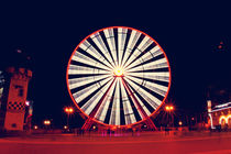Ferris wheel at amusement park by Diana Korennaya
