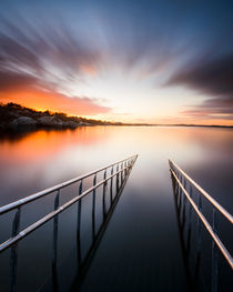 Ladder to the sea by Mikael Svensson