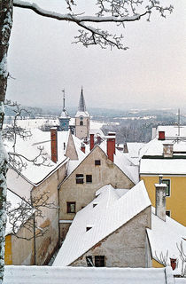 Weitra 2 - A small town in winter by Leopold Brix
