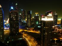 Dubai Skyline at night by Eva-Maria Steger