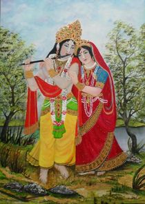 'Krishna und Radha' by G.Elisabeth Willner