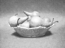 Pears In Bowl  by Frank Wilson