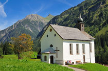 Kirche in Baad, Kleinwalsertal, Österreich von Matthias Hauser
