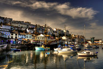 The Harbour at Brixham  by Rob Hawkins