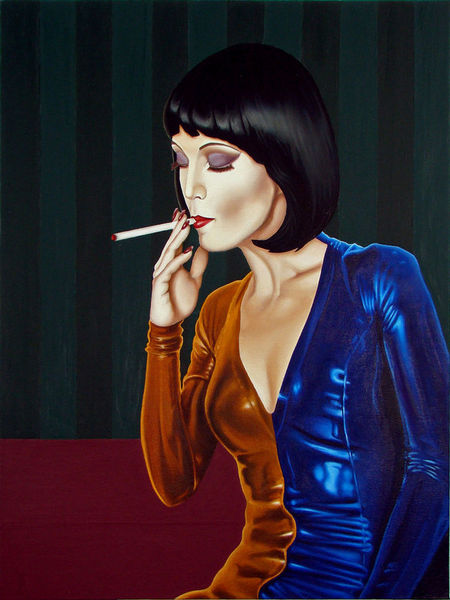 2-a-woman-with-a-cigarette-80kh60-canvas-oil
