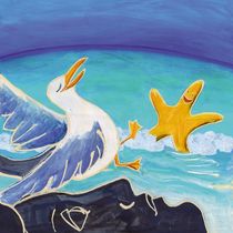 the seagull, the Night and the star by Stefano Bonif
