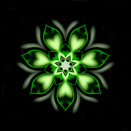 Mandala-green-hearts