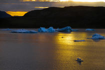 Frozen Sunset - Greenland von Gillian Sweeney