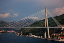 Franjo Tudman Suspension Bridge - Dubrovnik by Gillian Sweeney