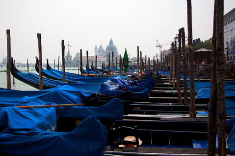 Venice-gondolas