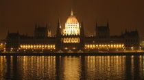 Night view. Budapest. The Parliament by Ema Veneva
