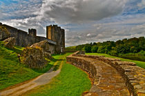 Caerphilly Castle Wales by David Martin