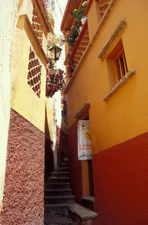 ALLEY OF THE KISS Guanajuato Mexico by John Mitchell