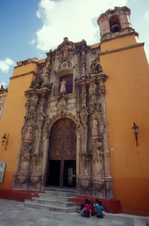 San Diego Church Guanajuato Mexico by John Mitchell