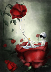 Le bain dans les roses von Sibylle Dodinot