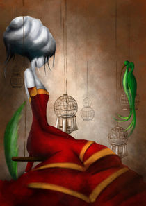 la robe rouge by Sibylle Dodinot