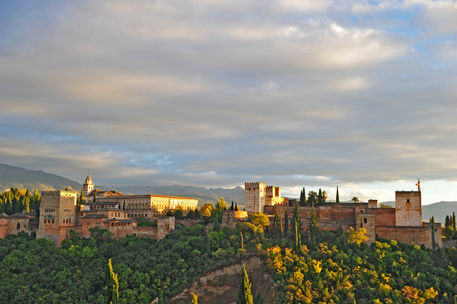 Granada-abendsonne