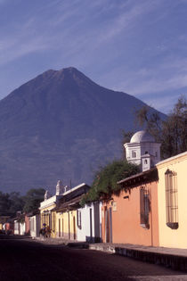 UNDER THE VOLCANO Antigua Guatemala by John Mitchell
