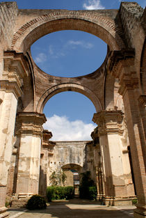 RUINED CATHEDRAL  Antigua Guatemala by John Mitchell