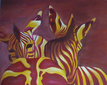 Zebras von Sonja Blügel