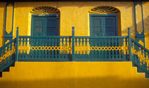 Green and Yellow House Guatemala by John Mitchell