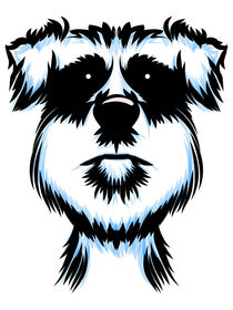 Terrier Dog Portrait von Geoff Leighly