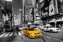 Times Square Taxi  by Rob Hawkins