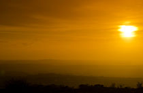 Sunset over Kit Hill by David Martin