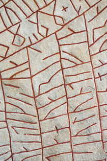 Ancient runestone by Lars Hallstrom