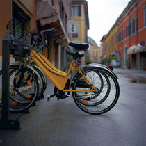 yellow bikes  by Vsevolod  Vlasenko