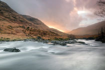 Sunset at Glen Etive by Chris Frost