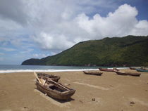 Boats of fishing, Dominican Republic von Tricia Rabanal