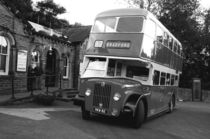 Bradford bus in mono  by Rob Hawkins