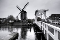 Windmill At Leiden  von Rob Hawkins
