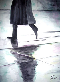Der Mann im Regen by Christine  Hamm