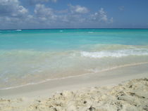 Blue water, Caribbean Beach von Tricia Rabanal