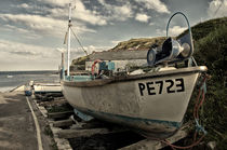 Fishing Boat at Lulworth Cove  by Rob Hawkins