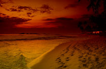 Wunderschöner Sonnenuntergang auf Sri Lanka von Gina Koch