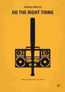 No179 My Do the right thing minimal movie poster von chungkong
