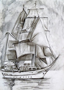 Segelschiff von Irina Usova