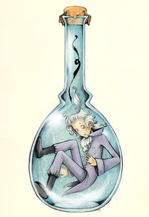 Anselmus in the bottle by Nicola Robin