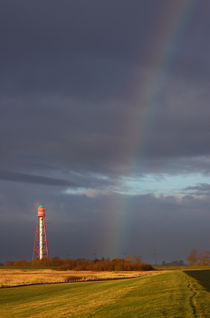 Leuchtturm am Regenbogen - Lighthouse at Rainbow von ropo13