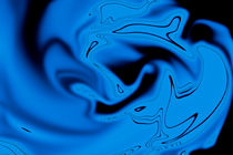 Abstract in Blue by David Pyatt