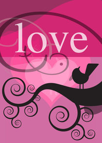 love and a bird by thomasdesign
