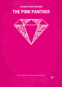 No063 My Pink Panther minimal movie poster by chungkong