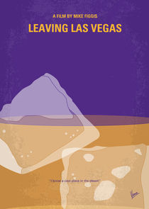 No180 My Leaving Las Vegas minimal movie poster by chungkong