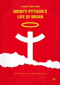 No182 My Monty Python Life of brian minimal movie poster von chungkong